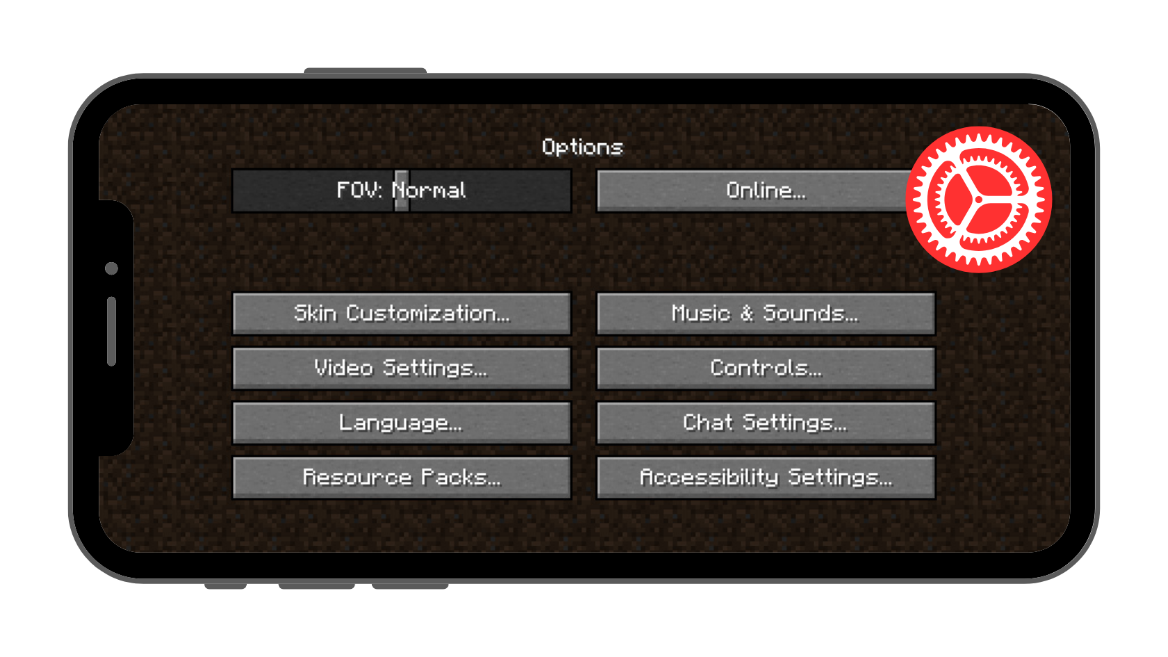 Minecraft Settings Screen